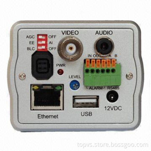 H.264 IP Box Camera with USB Port for External 3G Module
